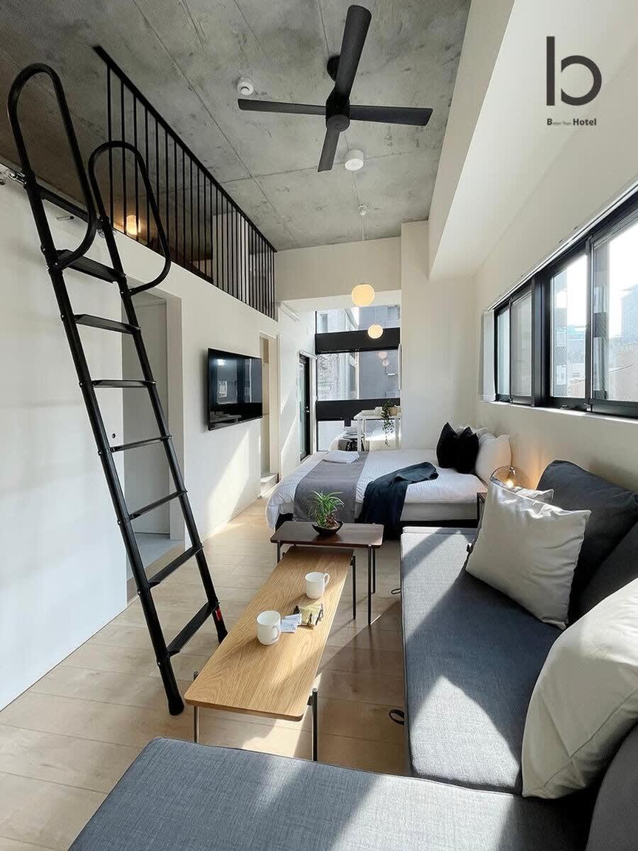 Bhotel Nekoyard - Bright Loft Studio 5 Min Walk To Peace Park & City Center 히로시마 외부 사진